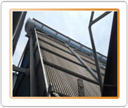 Air Cooled Condenser Finned tubes A frame structure